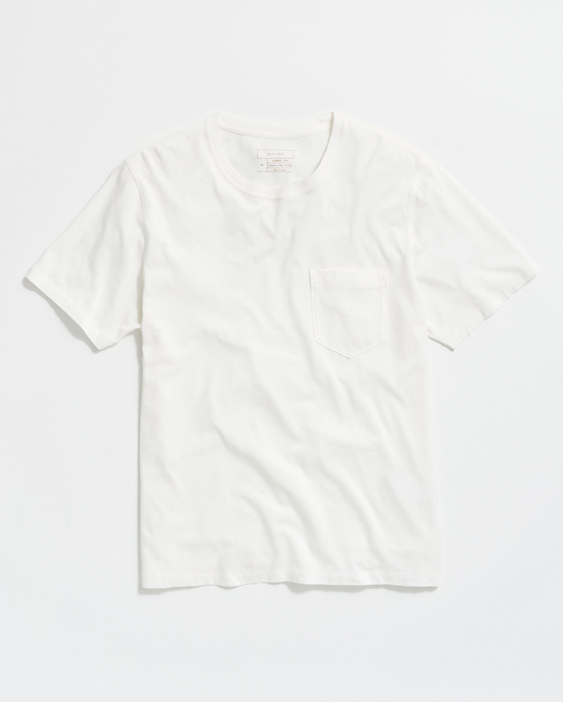 WASHED TEE IN WHITE Billy Reid