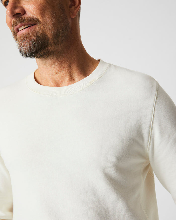 Dock Sweatshirt in Tinted White