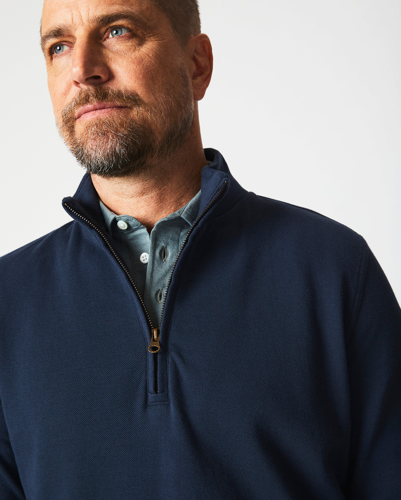 Cullman Half Zip in Navy