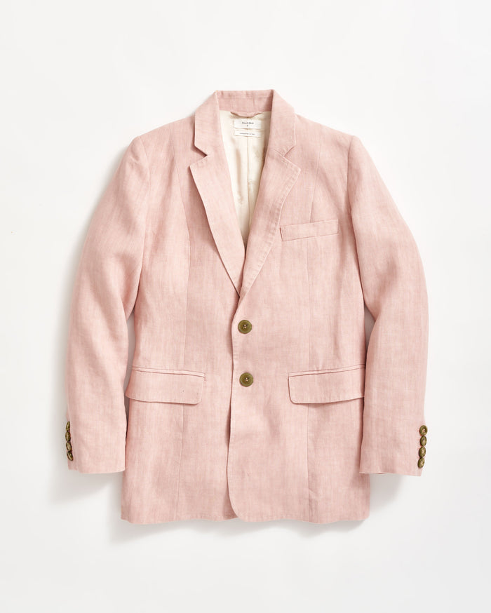 Single Breasted Blazer in Pink Salt