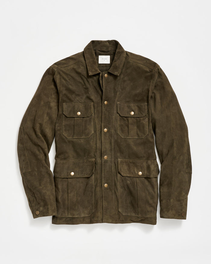 Safari Jacket in Dark Moss