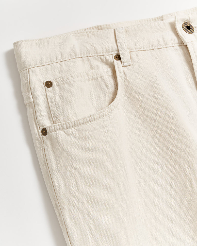 Cotton Linen 5 Pocket Pant