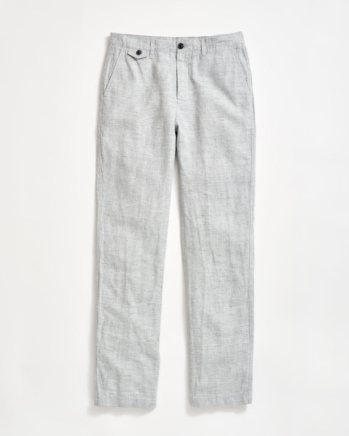 Herringbone Michael Pant in Grey