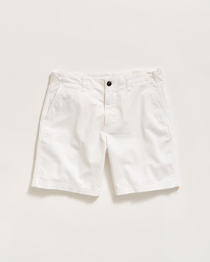 Chino Short in White