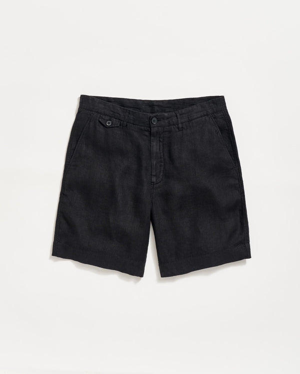 Linen Moore Short in Black