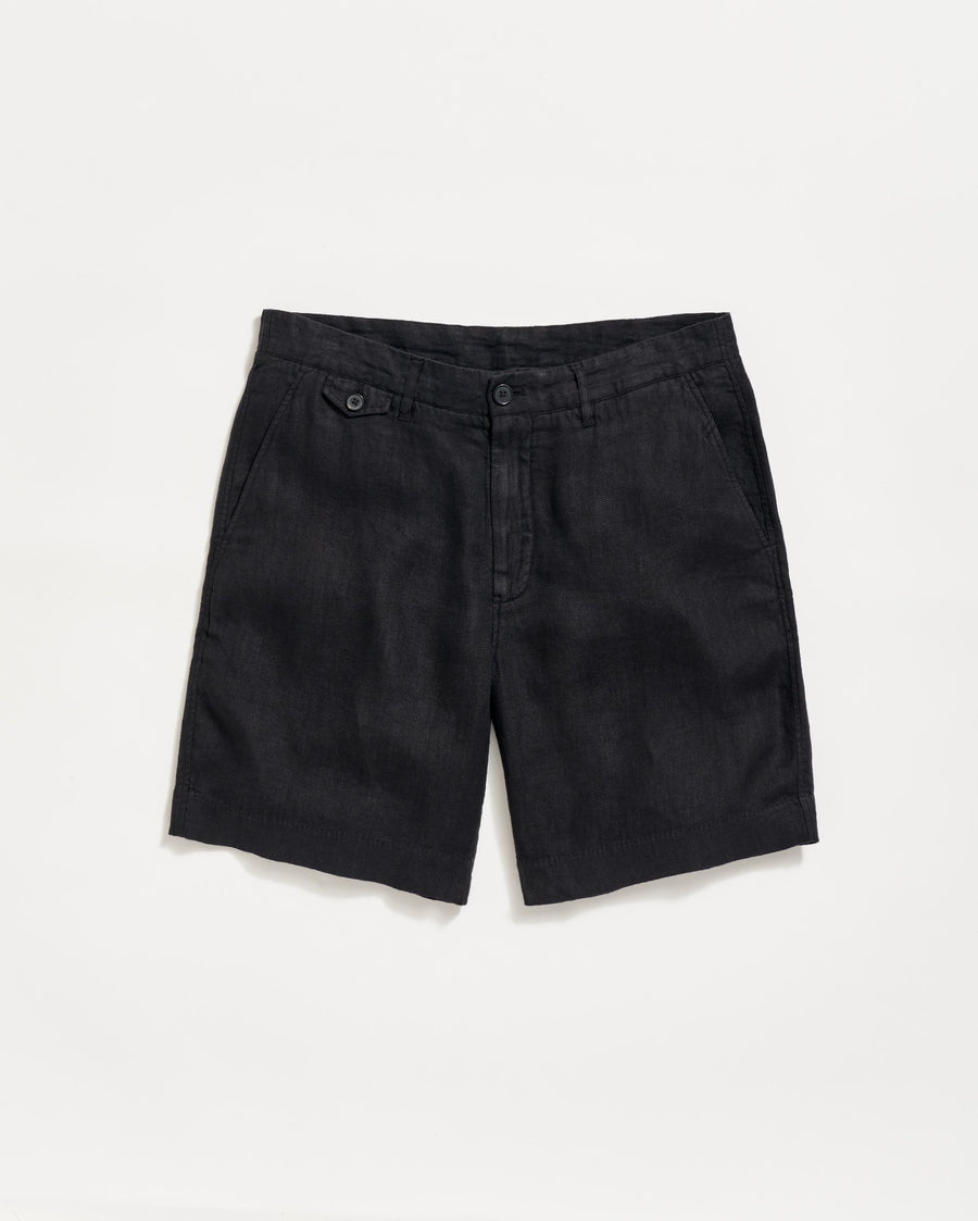 Linen Moore Short in Black