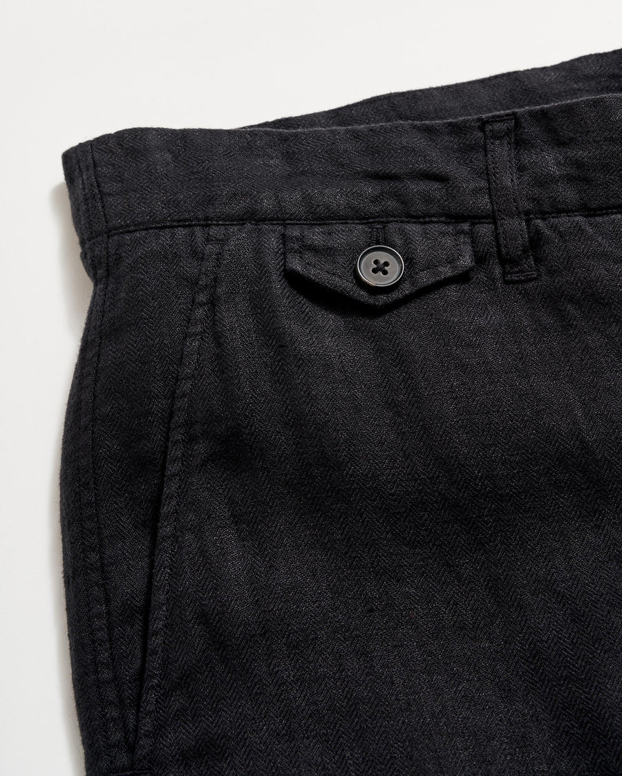 Linen Moore Short in Black