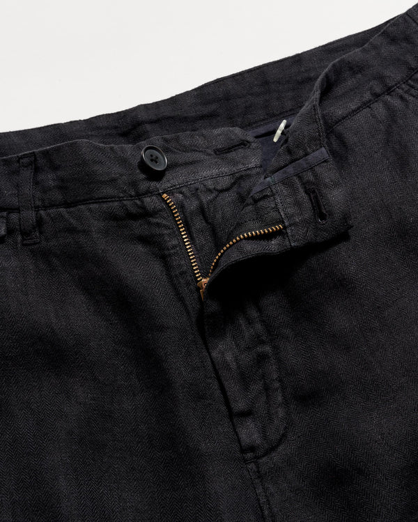 Linen Moore Short in Black