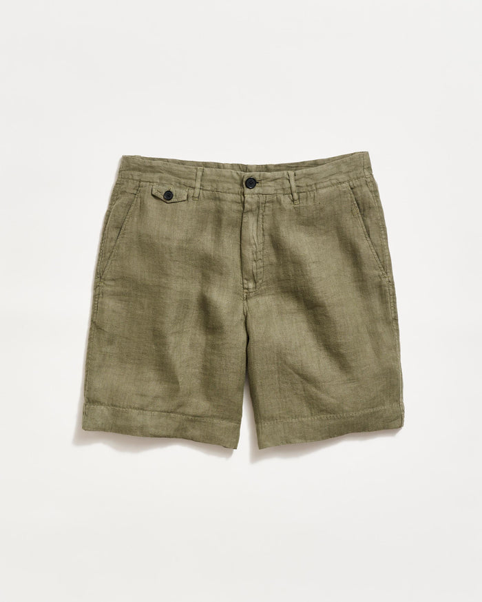 Linen Moore Short in Olive