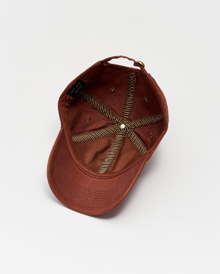 Fleur De Lis Cap in Billy's Brown