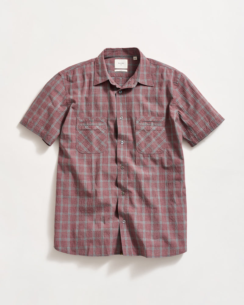 short sleeve seersucker donelson shirt