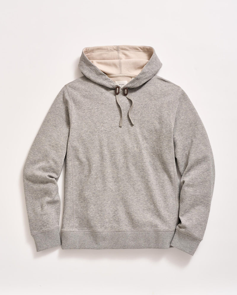 Rib Hoodie Pullover in Flint Grey