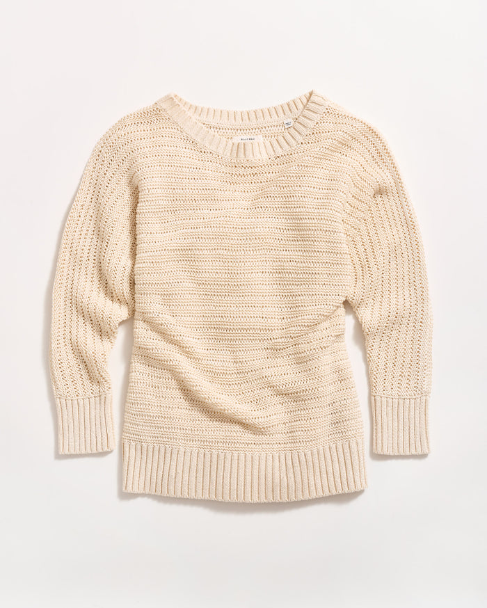 Open Stitch Dolman Beach Sweater