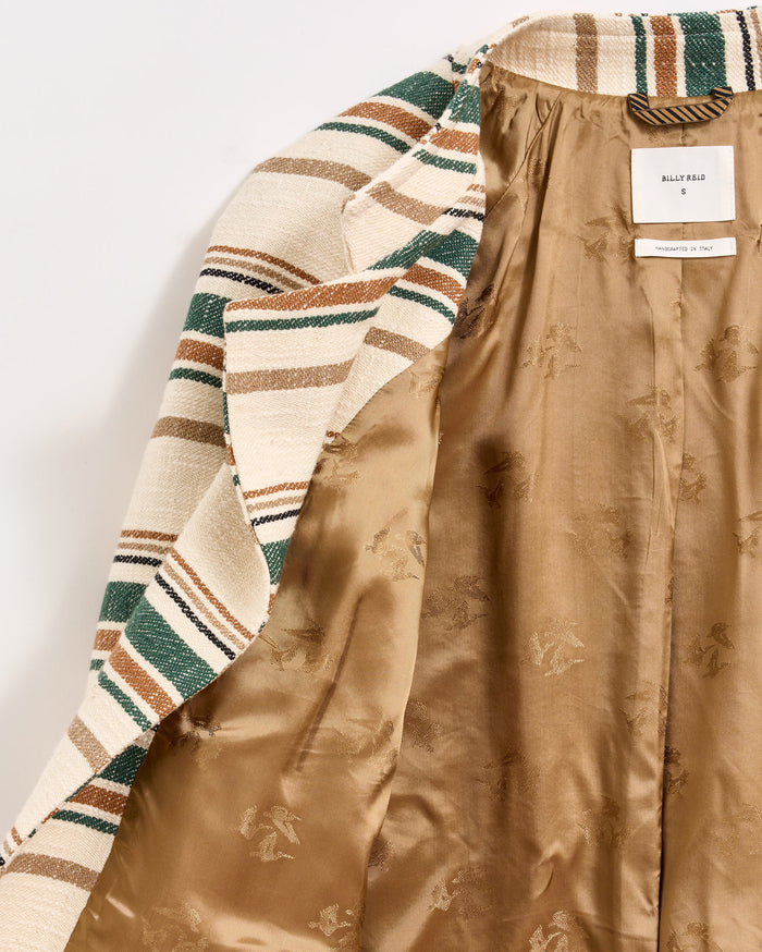 DESERT STRIPE CROPPED JACKET