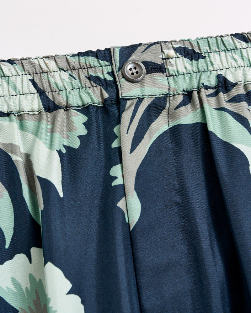 Tropical Oasis Silk Lounge Pant