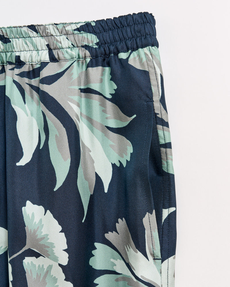 Tropical Oasis Silk Lounge Pant