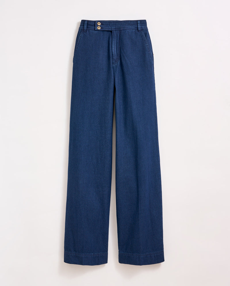 Denim Wide Leg Trouser