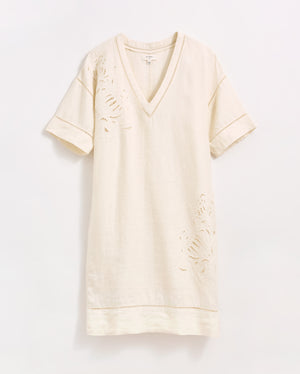 Linen Protea Eyelet Dress