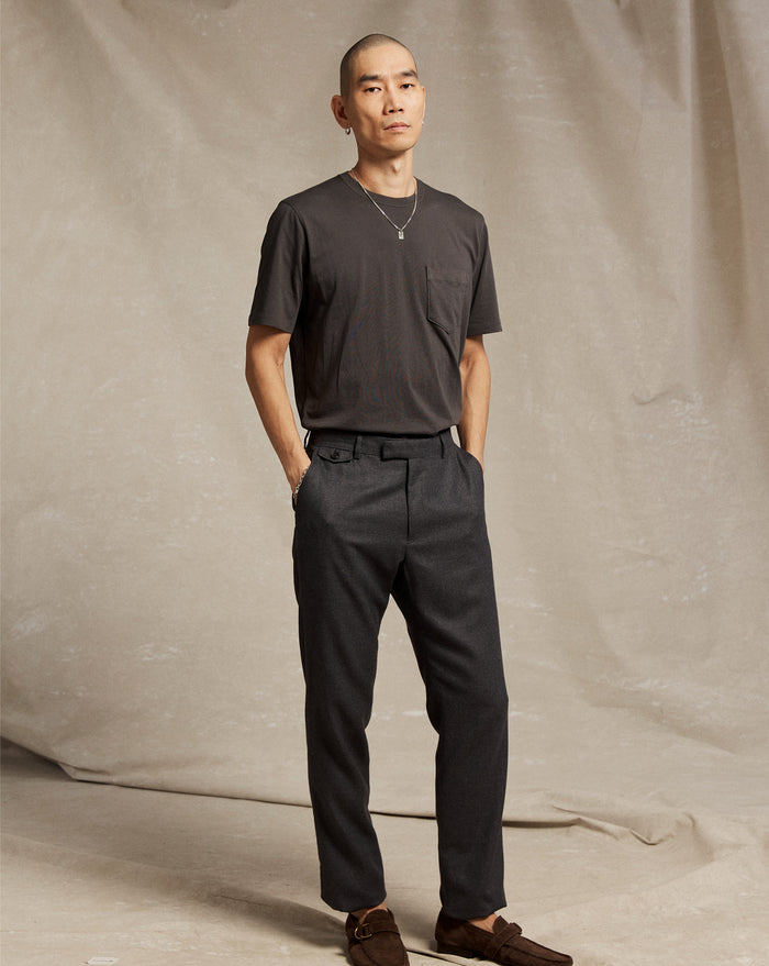 Flat Front Trouser