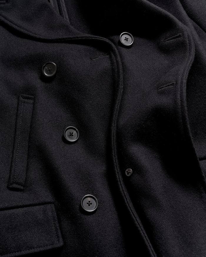 Bond Peacoat in Black