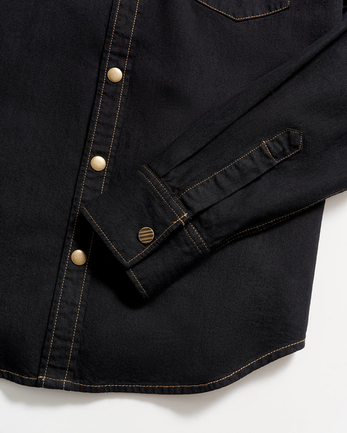 Shoals Denim Shirt in Black