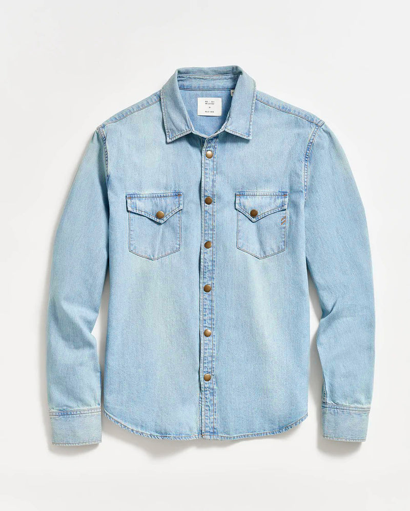 Shoals Denim Shirt Denim Wash