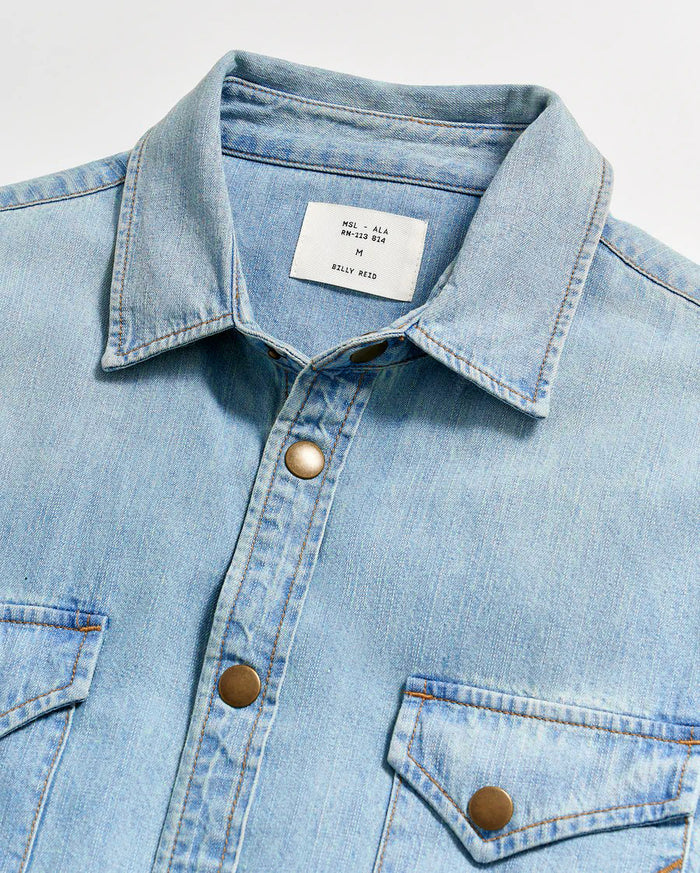 Shoals Denim Shirt Denim Wash