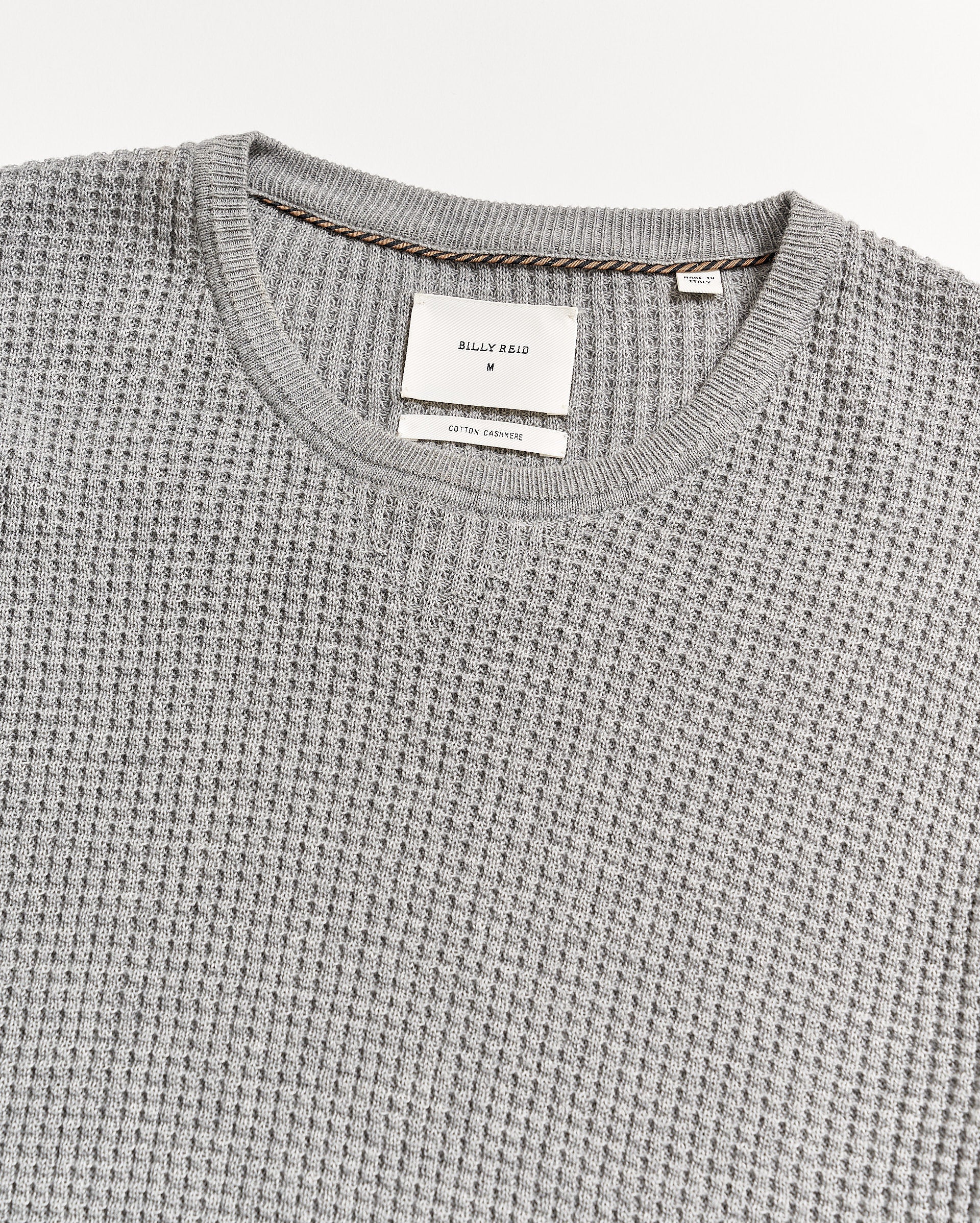 Waffle-knit Henley sweater, Le 31